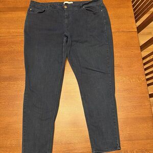 Cato Jeans Women Plus Size  24W Curvy Dk Wash 5 Pocket Straight Leg